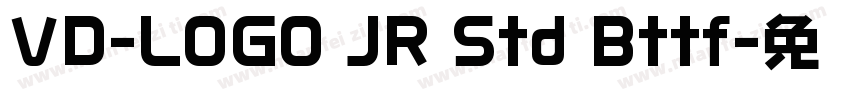 VD-LOGO JR Std Bttf字体转换